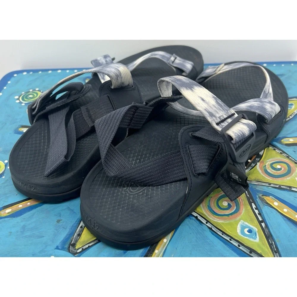 Chaco Men's Lowdown Sandals - Faded Blue Fog Size 12 Good Condition